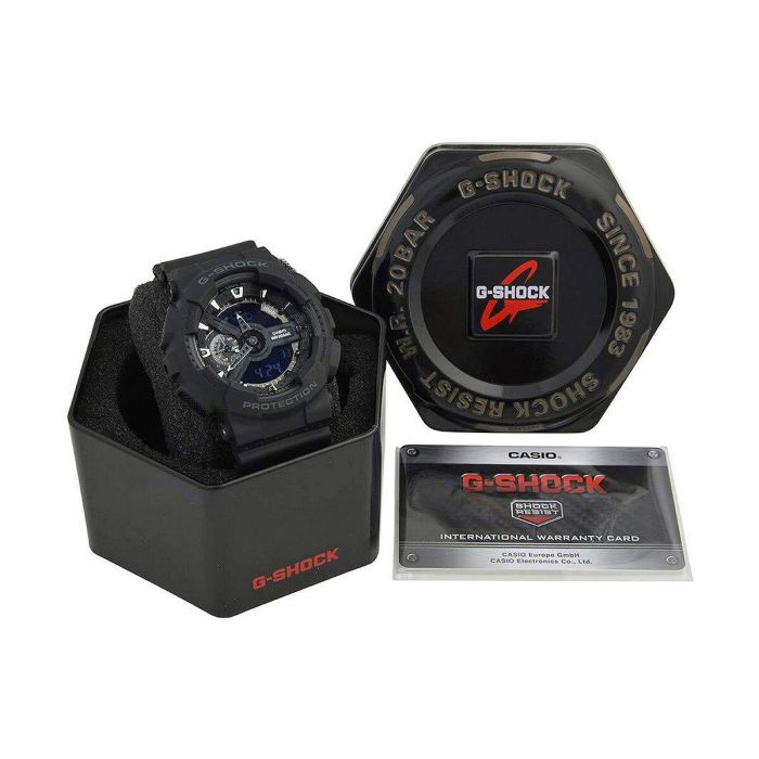 Reloj Hombre Casio G-Shock CLASSIC Negro Plateado (Ø 55 mm) 1