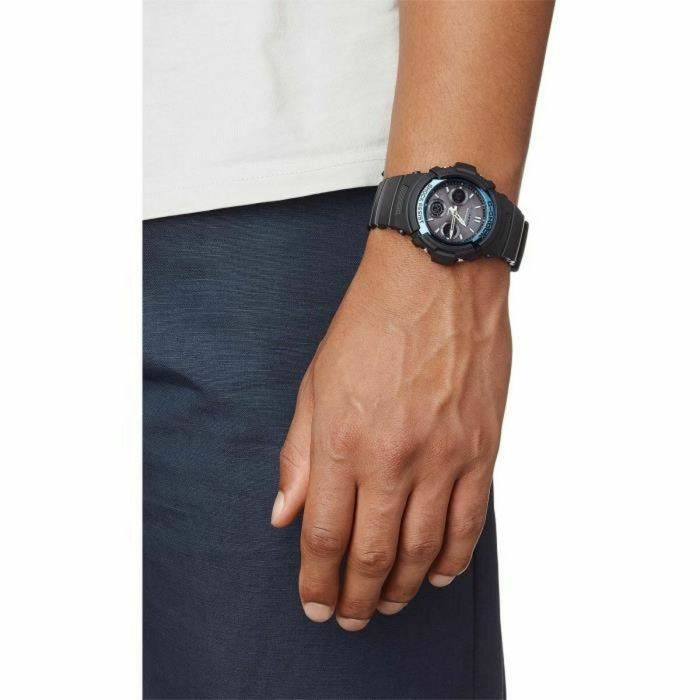 Reloj Hombre Casio AWG-M100A-1AER Azul Negro (Ø 52 mm) 1