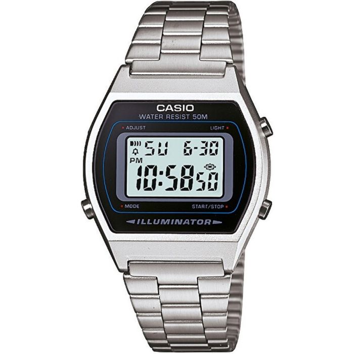 Reloj Unisex Casio B640WD-1AVEF Negro Plateado (Ø 35 mm)