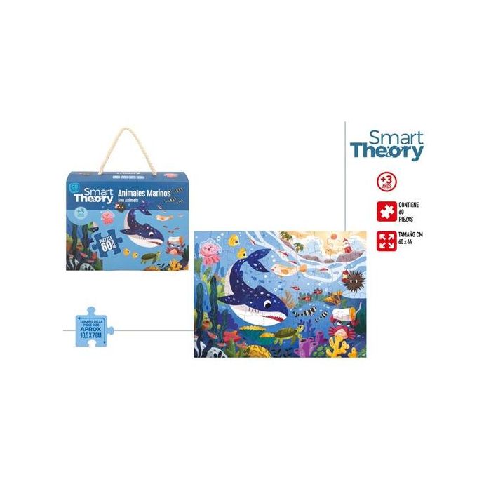 Colorbaby Puzzle animales marinos 60 piezas +3 años