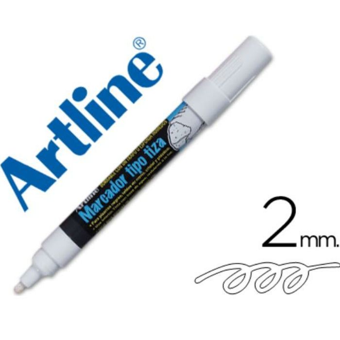 Rotulador para Pizarra Artline EPW-4-BL Blanco 2