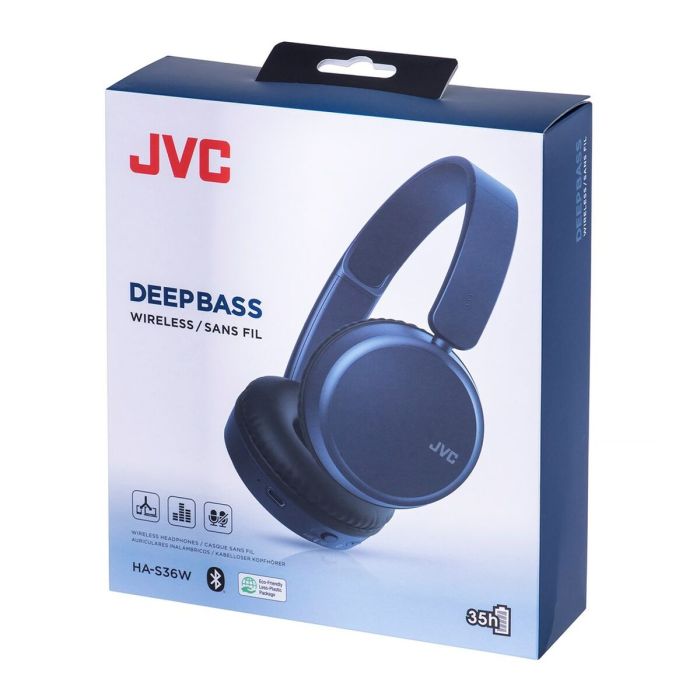 Auriculares Bluetooth con Micrófono JVC HAS-36WAU Azul 1