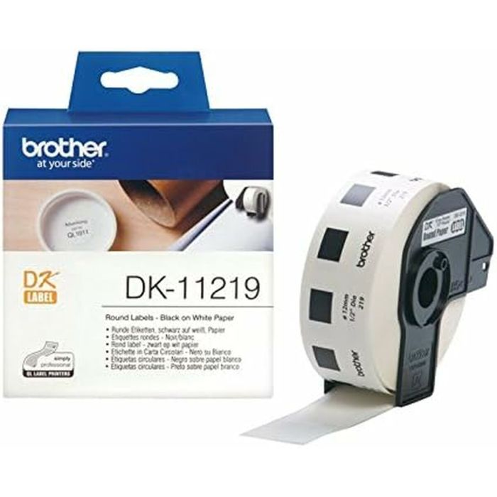 Etiquetas para Impresora Brother DK11219 Blanco Negro/Blanco