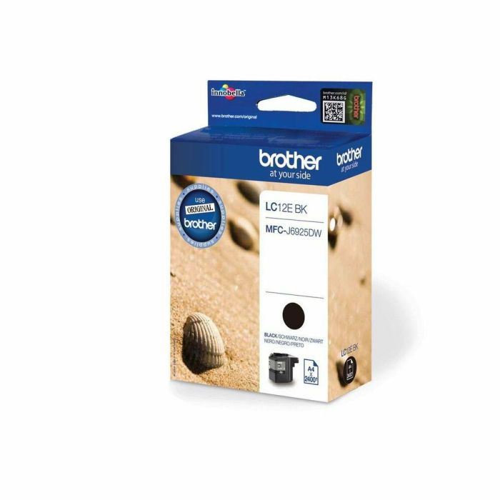 Cartucho de Tinta Original Brother LC-12EBK Negro 1