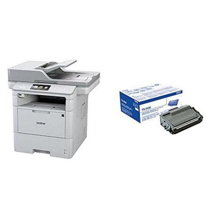 Impresora Fax Láser Brother MFCL6900DWRF1 WIFI LAN 512 MB Blanco 1 Impresora Fax Láser Brother MFCL6900DWRF1 WIFI LAN 512 MB Blanco 1
