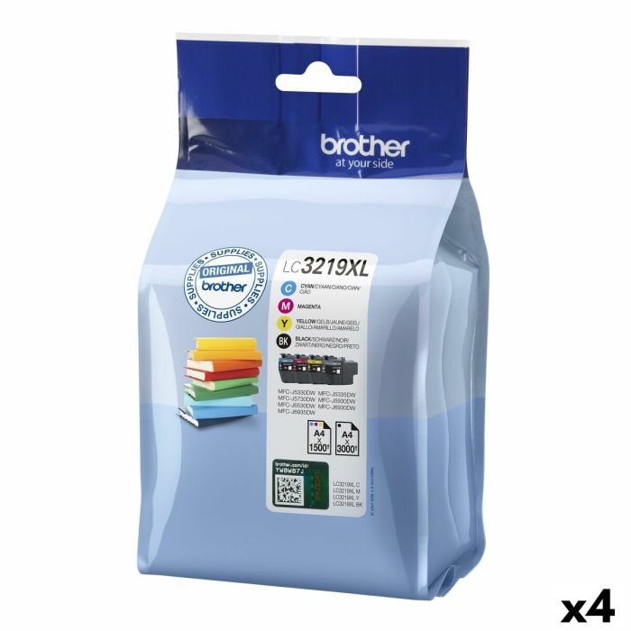 Cartucho de Tinta Original Brother LC3219XL Negro/Cian/Magenta/Amarillo 2 Cartucho de Tinta Original Brother LC3219XL Negro/Cian/Magenta/Amarillo 2