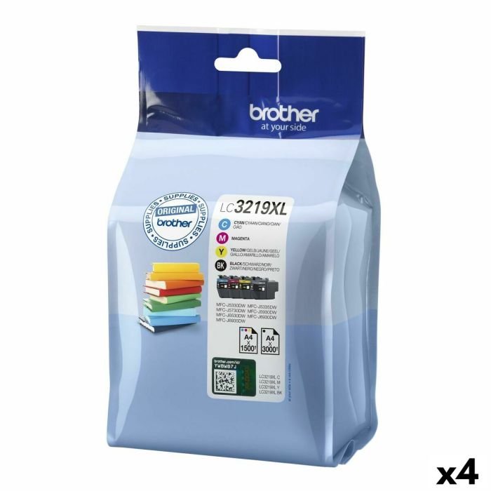 Cartucho de Tinta Original Brother LC3219XL Negro/Cian/Magenta/Amarillo Cartucho de Tinta Original Brother LC3219XL Negro/Cian/Magenta/Amarillo