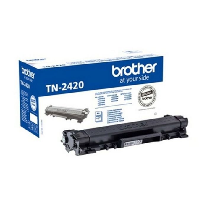 Tóner Original Brother TN-2420 Alta Capacidad/ Negro