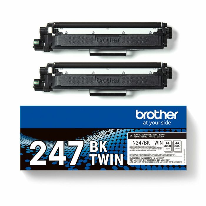 Tóner Original Brother TN-247BKTWIN Negro 1