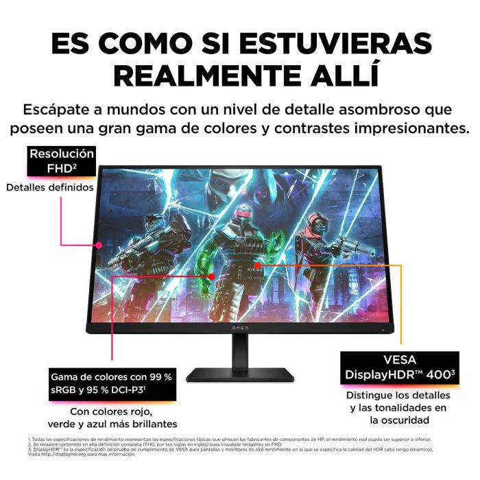 Monitor Gaming HP 780G5E9#ABB Full HD 27" 28 Monitor Gaming HP 780G5E9#ABB Full HD 27" 28