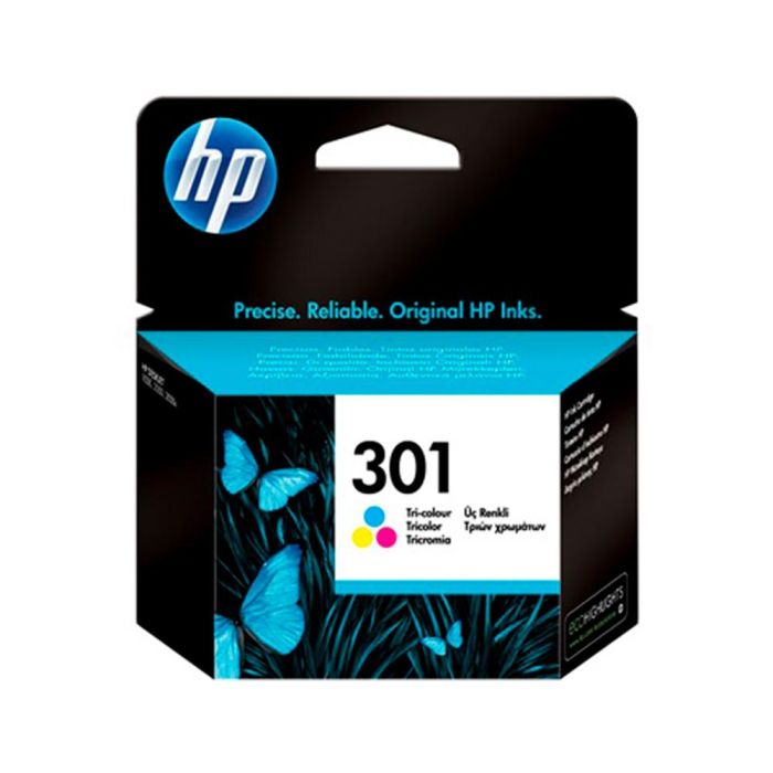 Ink-Jet Hp N.301 Tricolor Deskjet 1050 -2540 -3050 - Envy 4500- 5530 Officejet 26204630 1