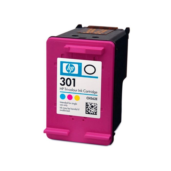 Ink-Jet Hp N.301 Tricolor Deskjet 1050 -2540 -3050 - Envy 4500- 5530 Officejet 26204630 2