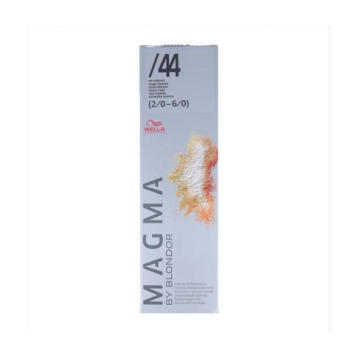 Wella Magma Color /44 120G (2/0 - 6/0) - Aclara y matiza en un solo paso para cabellos naturales y coloreados Wella Magma Color /44 120G (2/0 - 6/0) - Aclara y matiza en un solo paso para cabellos naturales y coloreados