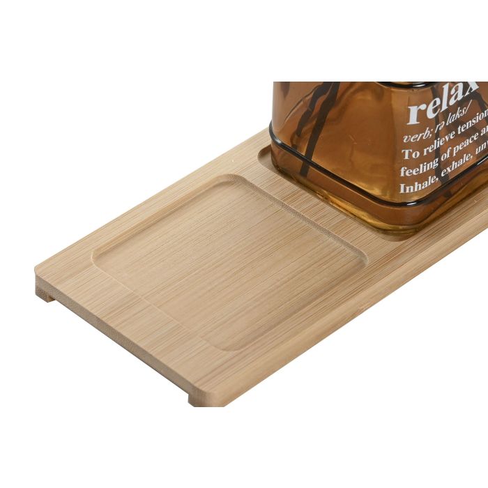 Baño Basicos DKD Home Decor Ambar Natural 9 x 1 x 19 cm Set de 3 (4 Unidades) 3 Baño Basicos DKD Home Decor Ambar Natural 9 x 1 x 19 cm Set de 3 (4 Unidades) 3