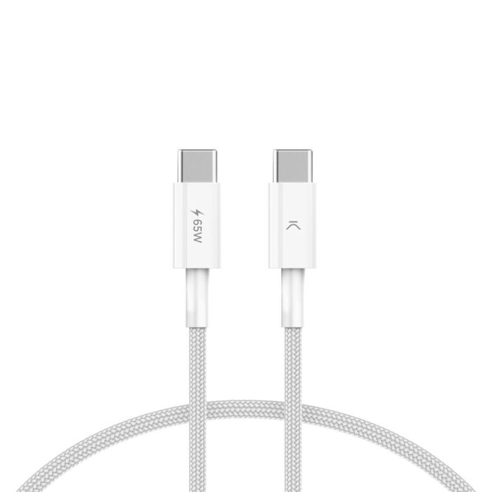 Cable USB KSIX Blanco 1 m Cable USB KSIX Blanco 1 m