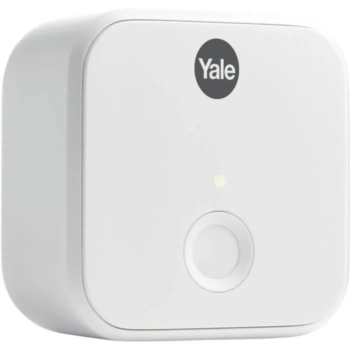 Yale Puente WiFi para acceso remoto 05/401C00/WH con Asistente de Voz Enchufe de 2 pines 1