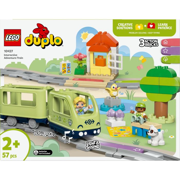 LEGO 10427 DUPLO My Town Tren de aventuras interactivo Juguetes de aprendizaje temprano para niños 2 años 7 LEGO 10427 DUPLO My Town Tren de aventuras interactivo Juguetes de aprendizaje temprano para niños 2 años 7
