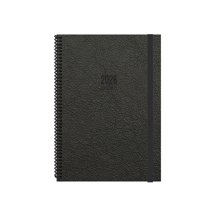 Agenda 2026 Tokio D/P 17X24 Negro Castellano Ingraf 356562 1
