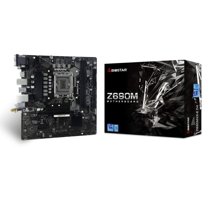BIOSTAR Z690MX2-E D4 (1700) Placa Base DDR4 3