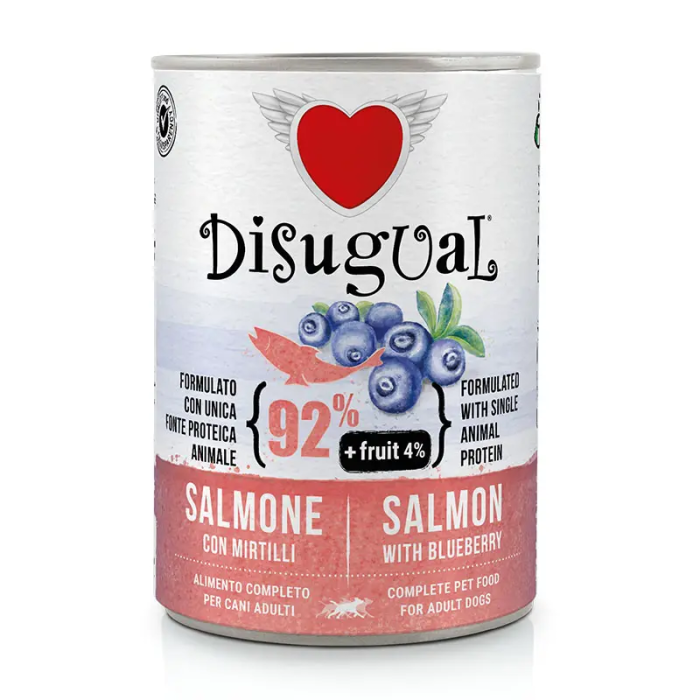 Disugual Fruit Dog Salmon Arandanos 6x400 gr