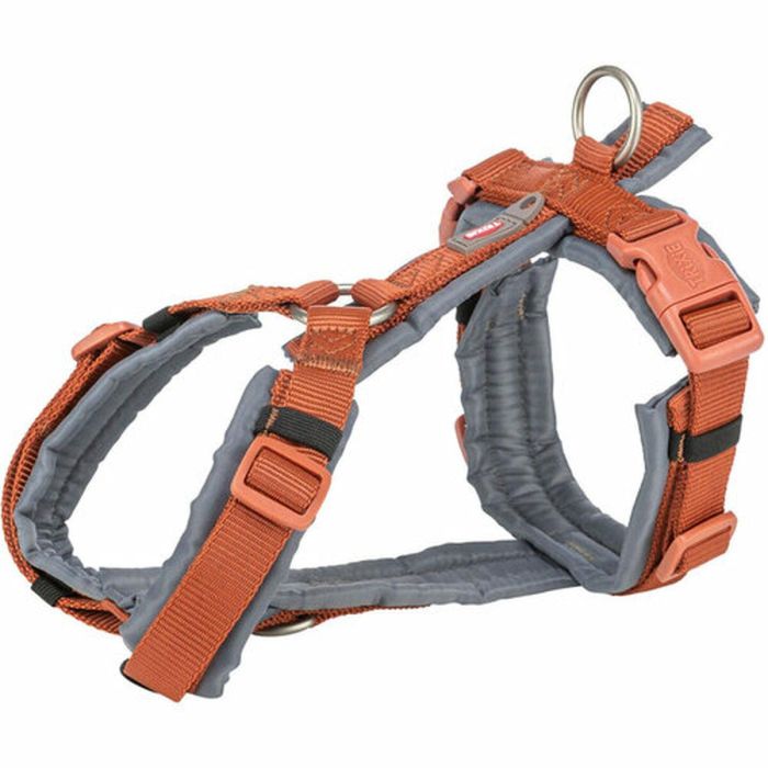 Arnés para Perro Trixie Premium Trekking Naranja Grafito S 3