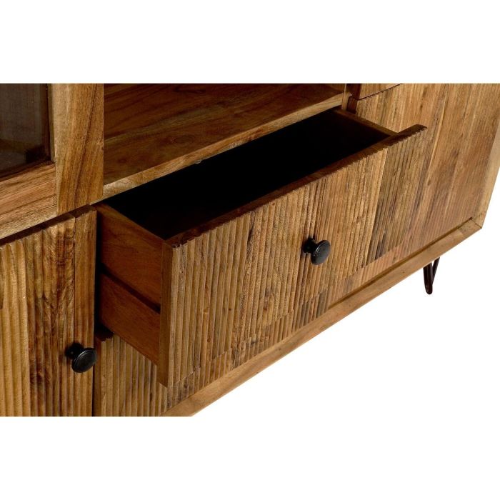 Vitrina Colonial DKD Home Decor Marron Negro 40 x 162 x 145 cm 1 Vitrina Colonial DKD Home Decor Marron Negro 40 x 162 x 145 cm 1