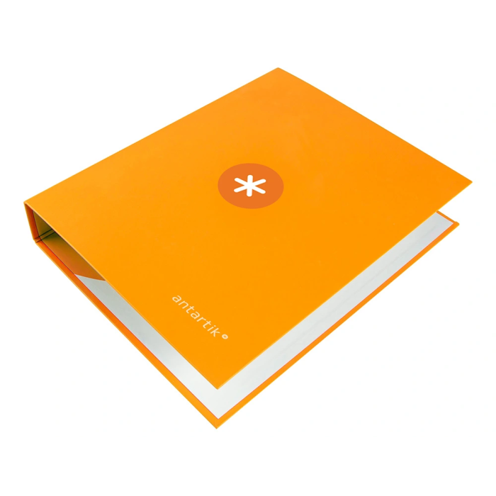 Antartik Carpeta 4 anillas 40 mm mixtas antartik a4 forrada color mostaza 8