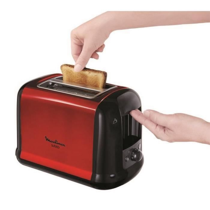 Tostadora Subito MOULINEX - LT260D11 - 2 ranuras - Rojo 3 Tostadora Subito MOULINEX - LT260D11 - 2 ranuras - Rojo 3
