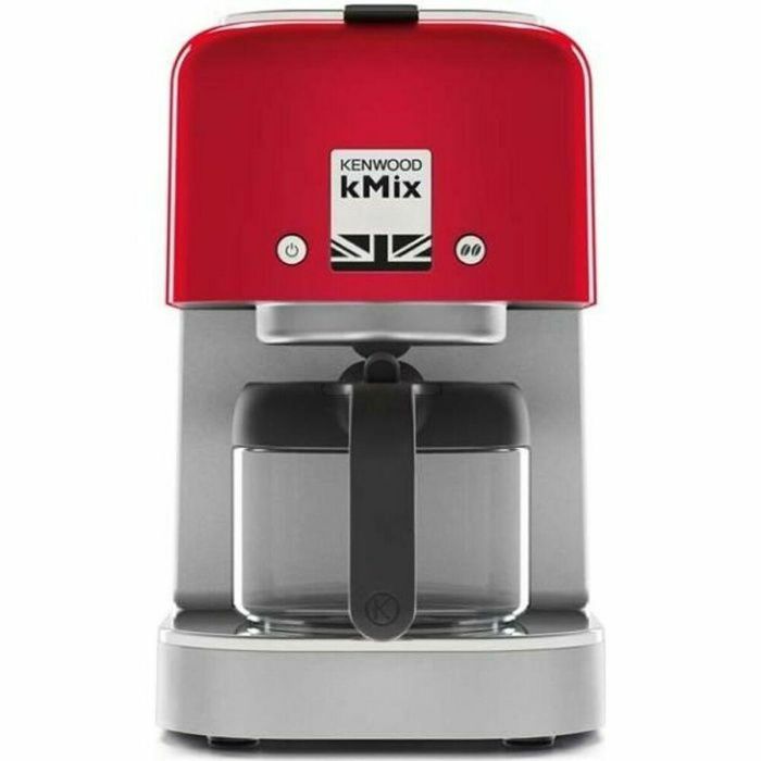 Kenwood COX750RD kMix Cafetera de filtro 1200W, jarra vidrio 8 tazas, función mantener caliente, antigoteo, roja Kenwood COX750RD kMix Cafetera de filtro 1200W, jarra vidrio 8 tazas, función mantener caliente, antigoteo, roja