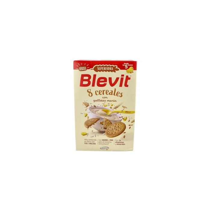Blevit Super Fibra 8 Cereales y Galleta 500g