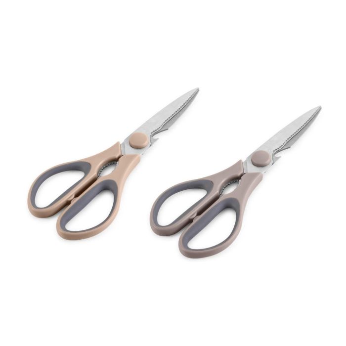 Tijeras Basicos DKD Home Decor Rosa Oscuro Beige 8.3 x 1 x 21 cm (12 Unidades) Tijeras Basicos DKD Home Decor Rosa Oscuro Beige 8.3 x 1 x 21 cm (12 Unidades)