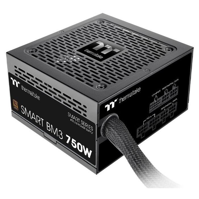 Thermaltake PS-SPD-0750MNFABE-3 Smart BM3 Fuente Alimentación 750W 80+ Bronze Semimodular ATX 3.0 para PC Gaming 0 Thermaltake PS-SPD-0750MNFABE-3 Smart BM3 Fuente Alimentación 750W 80+ Bronze Semimodular ATX 3.0 para PC Gaming 0