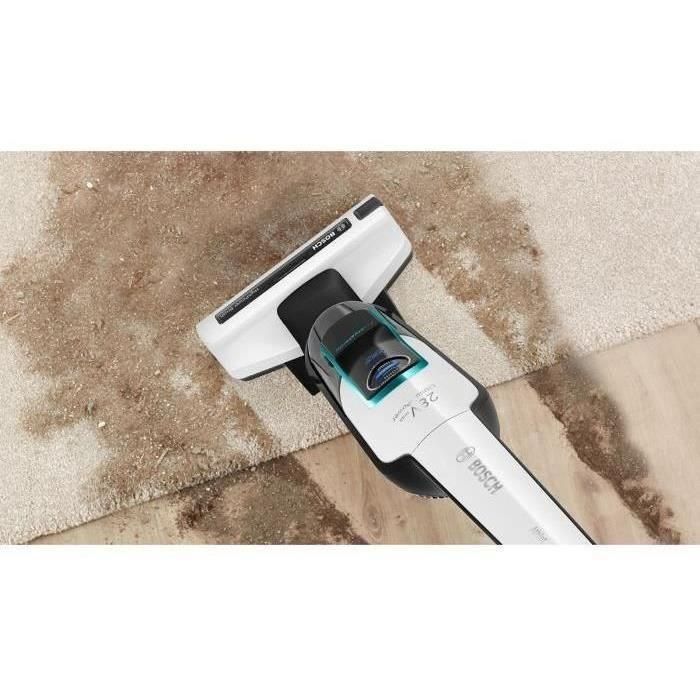 Bosch BCH86HYG2 - ATLET - ASCUMBACIÓN DE LA DE LA DE LA BROQUEA RECARGABLE - 6 series blancas - 60 minutos de autonomía - 900 ml de tanque - 2 velocidades y turbo 3