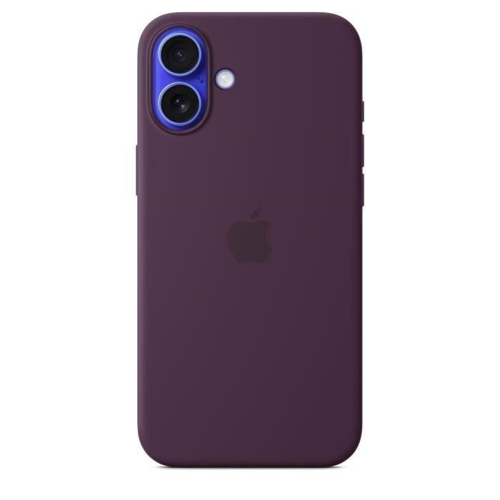 APPLE iPhone 16 Plus - Funda de Silicona con MagSafe - Ciruela APPLE iPhone 16 Plus - Funda de Silicona con MagSafe - Ciruela