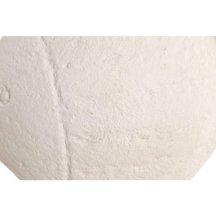 DKD Home Decor Hangzhou design 26b Decoración Mediterráneo Blanco 7 x 19.5 x 16.5 cm (4 Unidades) Cemento Metal Pez