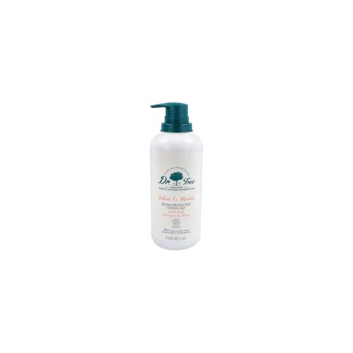 DR. TREE Jabón de Manos Dermoprotector Piel Sensible con Extracto de Chía y Margarita Azul 400ml Certificado ECOCERT