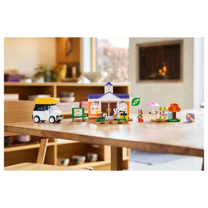 Lego Animal Crossing 77052 Kéké en la Plaza Juguete para Construir con Cafetería