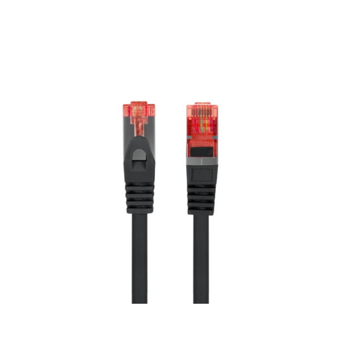 Lanberg PCF6-10CU-0100-BK Latiguillo Cable Red Cat.6 F/UTP 1m RJ45 Negro LSZH 1250 Mbit/s 250 MHz