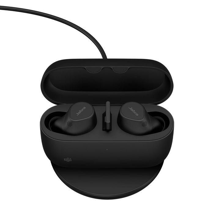 Jabra Evolve2 Buds Auriculares True Wireless USB-A MS Teams Certificados ANC con Almohadilla Carga Inalámbrica para Trabajo Híbrido 3