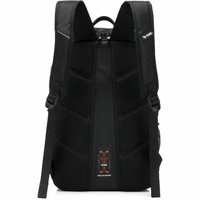 Yenkee YBB 1503 Mochila de Transporte SHIELD para ordenador portátil gaming de 15,6 pulgadas, resistente y con compartimento protector 2