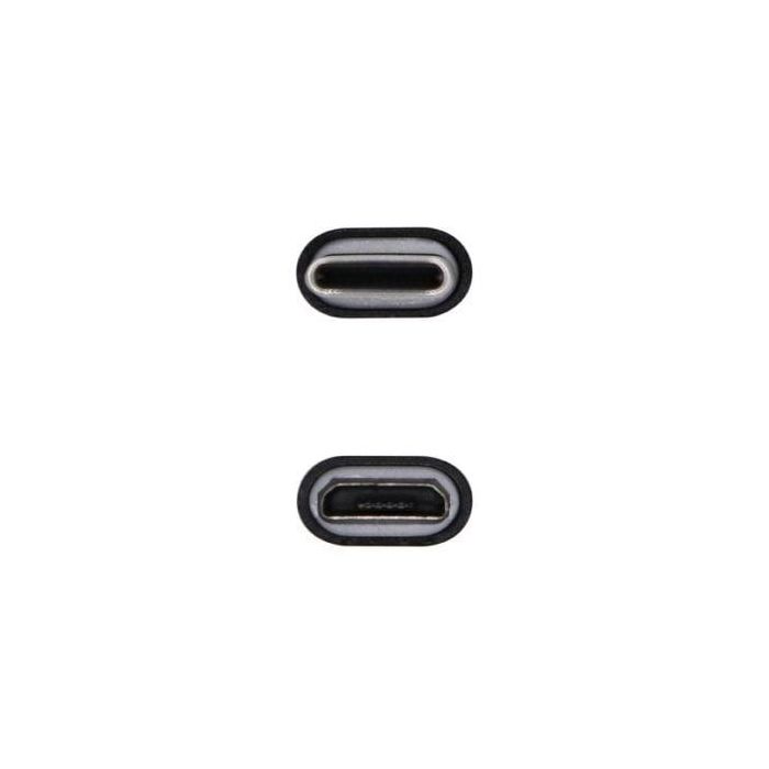 AISENS - MINI ADAPTADOR USB-C USB 2.0, TIPO MICRO-B/H-USB-C/M, NEGRO 1 AISENS - MINI ADAPTADOR USB-C USB 2.0, TIPO MICRO-B/H-USB-C/M, NEGRO 1