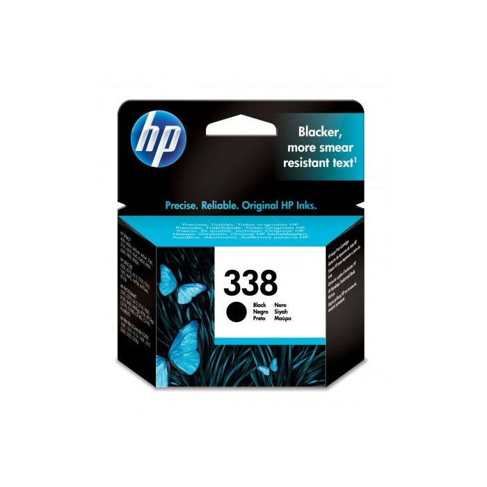 HP PSC-1510/1610/2355/2610/2710, Deskjet 5740/6540/6840, PS-8150/8450 Cart. Negro Nº338, 11ml 3