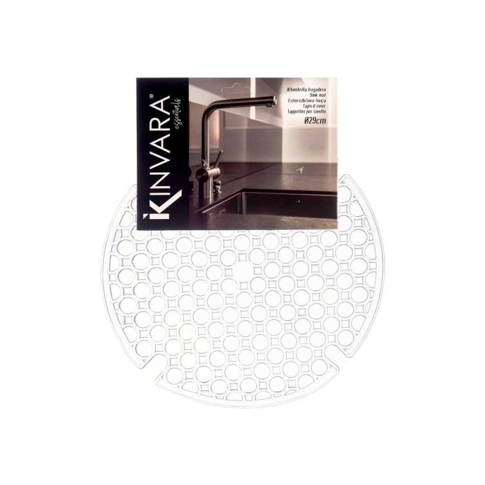 Esterilla para fregadero redonda 29 cm transparente - Kinvara (24 Unidades) 2 Esterilla para fregadero redonda 29 cm transparente - Kinvara (24 Unidades) 2