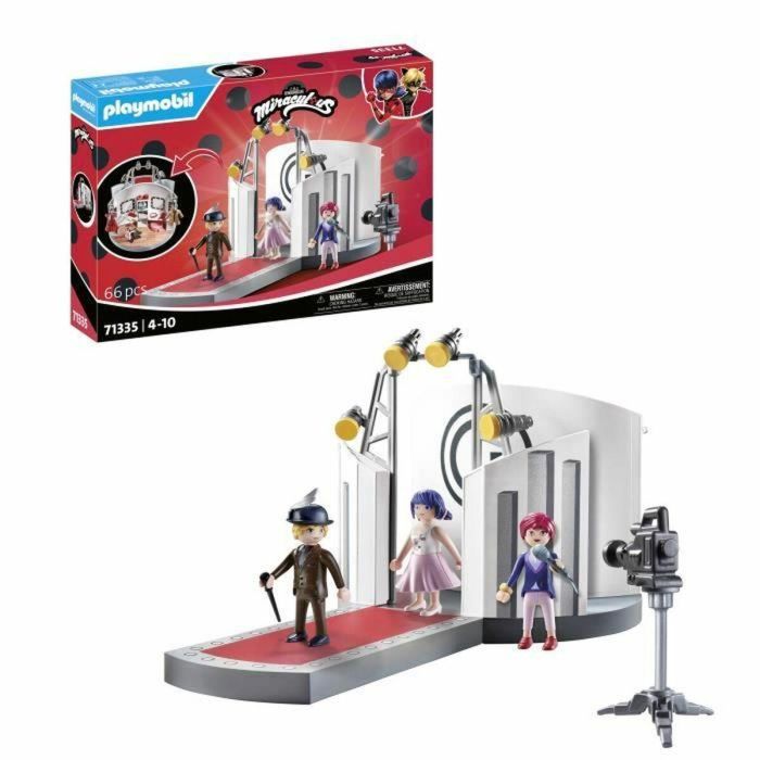 Playmobil Miraculous Desfile de Moda en París - Set con Marinette, Adrien y Accesorios 1