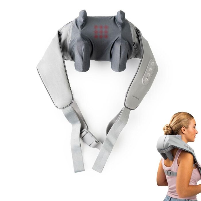 Masajeador de Cuello y Espalda 6D Recargable Silax InnovaGoods 1 Masajeador de Cuello y Espalda 6D Recargable Silax InnovaGoods 1