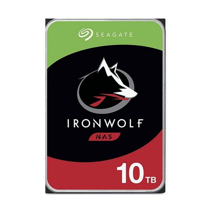 Seagate ST10000VN000 Disco Duro Interno 10TB IronWolf 7200RPM 256MB para NAS