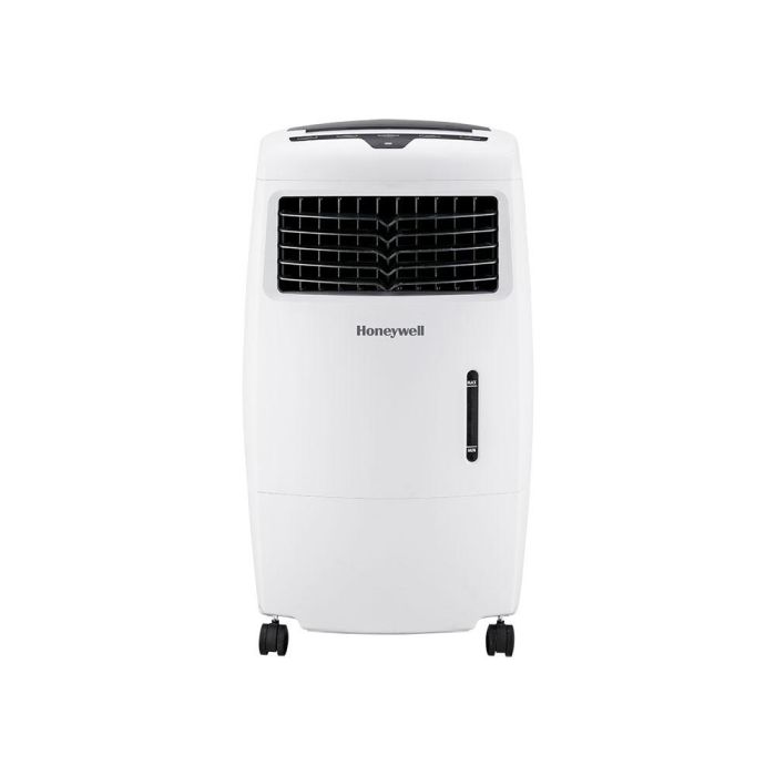 Honeywell Enfriador de aire evaporativo con control táctil y remoto, 4 velocidades, hasta 28 m², depósito 25 l, 123 w Honeywell Enfriador de aire evaporativo con control táctil y remoto, 4 velocidades, hasta 28 m², depósito 25 l, 123 w