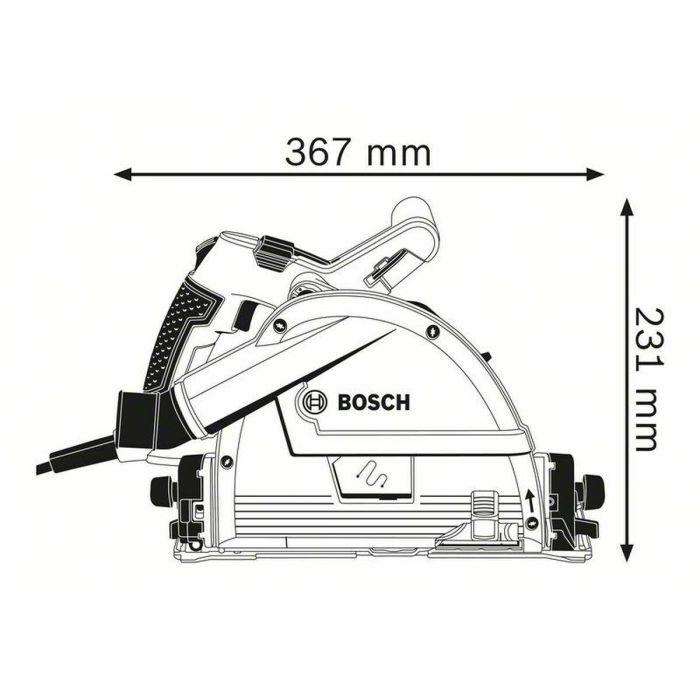 Bosch Professional GKT 55 Sierra de inmersión 1400W 4 Bosch Professional GKT 55 Sierra de inmersión 1400W 4