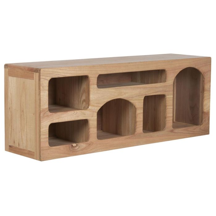 DKD Home Decor Mueble de Televisión Moderno Fabricado en Madera de Mindi con 160 cm de Ancho, 40 cm de Largo y 60 cm de Alto 1 DKD Home Decor Mueble de Televisión Moderno Fabricado en Madera de Mindi con 160 cm de Ancho, 40 cm de Largo y 60 cm de Alto 1