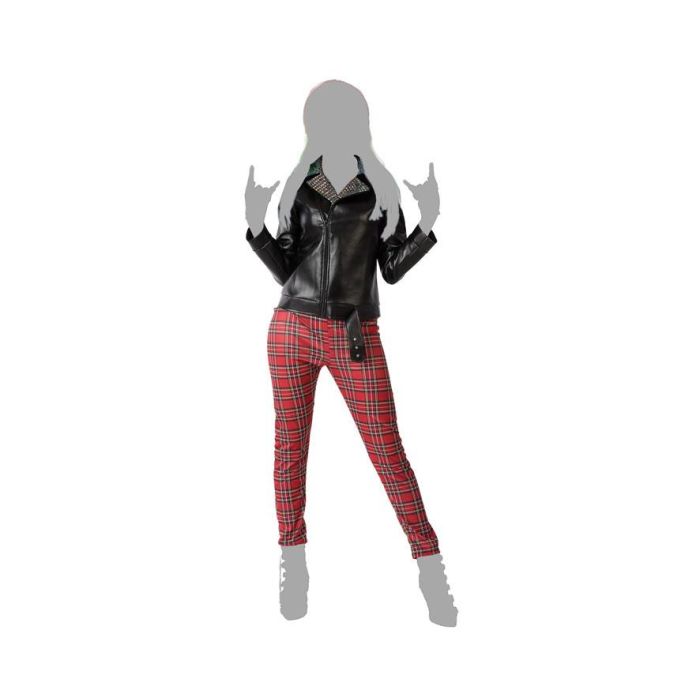 Disfraz Punky Años 80 Mujer Adulto XS-S 4 Disfraz Punky Años 80 Mujer Adulto XS-S 4